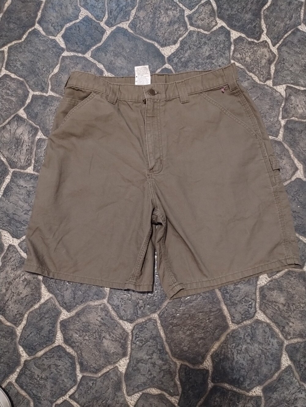 Carhartt mens original fit cargo shorts size 33